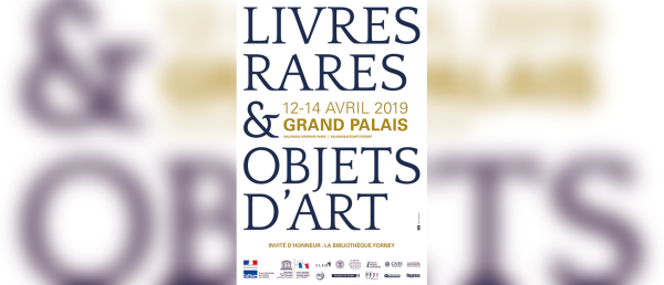 Affiche du Salon International du Livre rare & de l’Objet d’art 