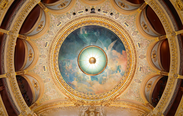 Plafond de la salle Favart de l'Opéra Comique