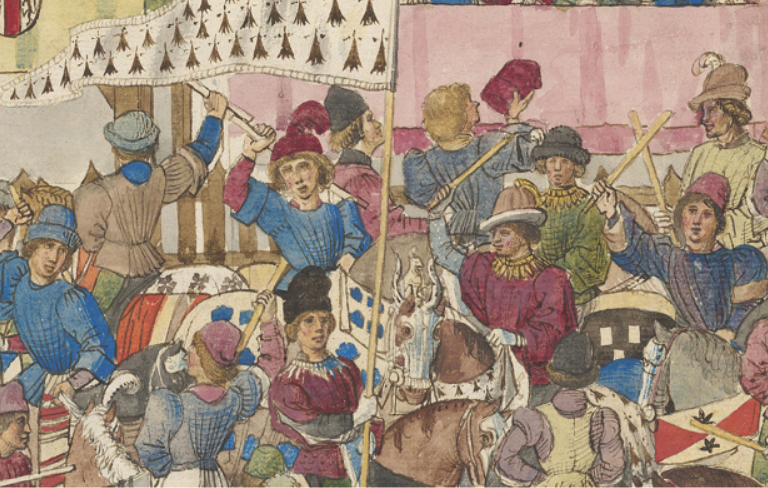 Les arts en France sous Charles VII- Livre des tournois (détail)