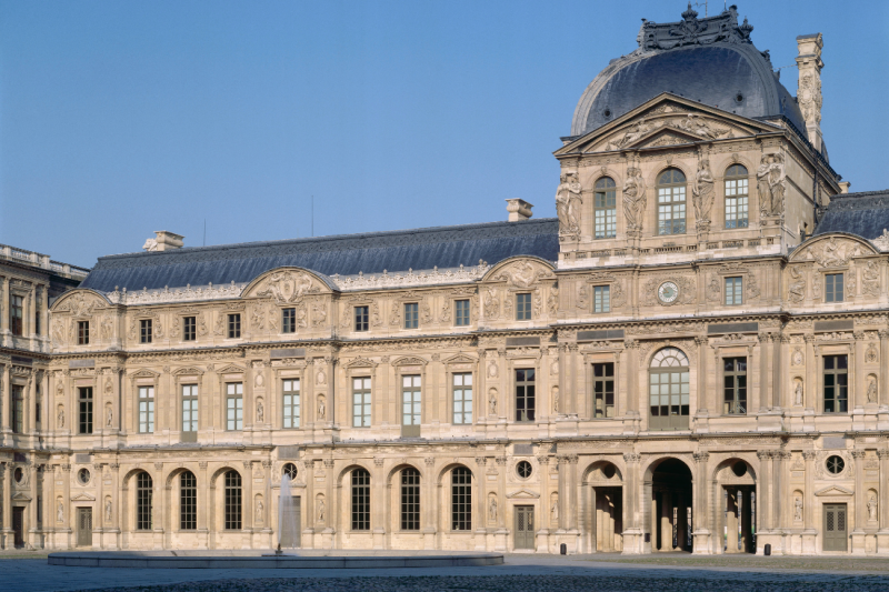 La Cour Carrée du Louvre, détail