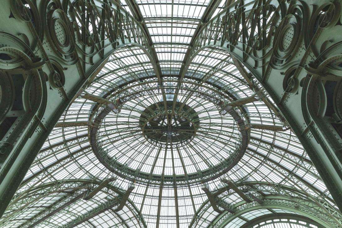 Vue de la verrière du Grand Palais