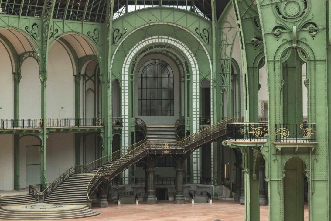Grand Palais, vue de l'Escalier d'Honneur depuis les balcons
