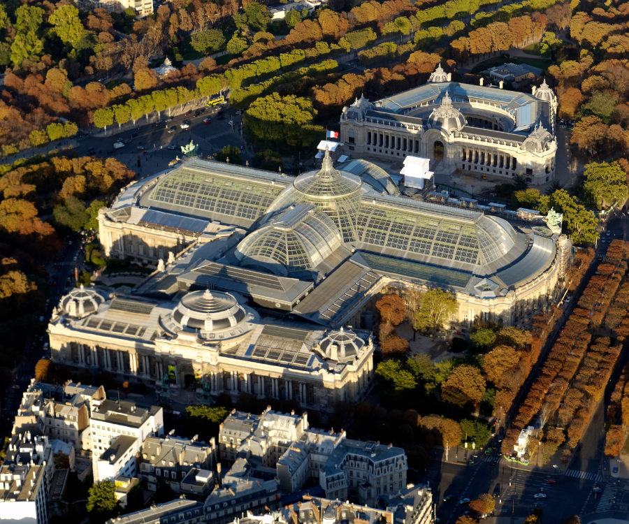 Vue aerienne du GrandPalais