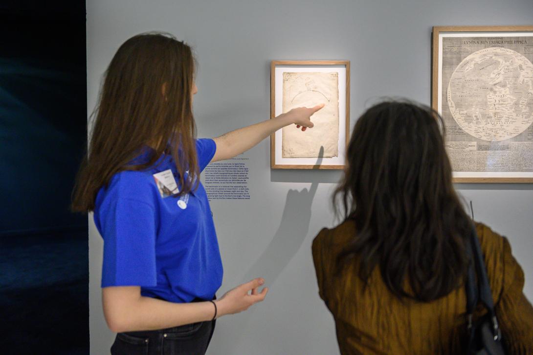 Image de visite avec des étudiants