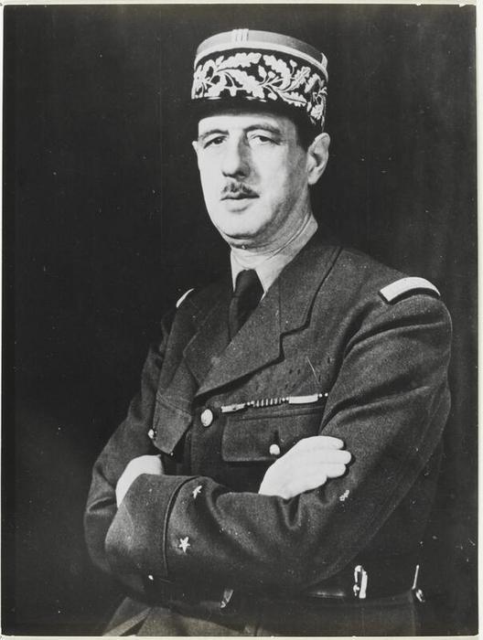 portrait du Général Charles de Gaulle