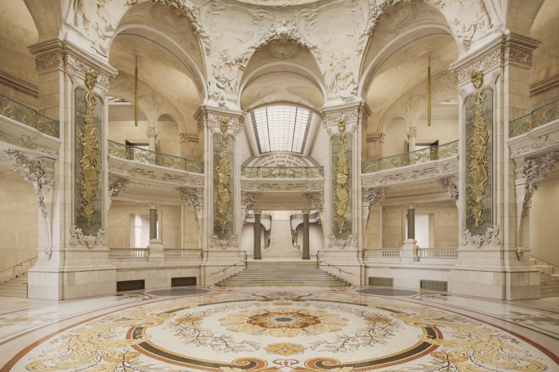 Vue intérieure de la Rotonde du Palais de la découverte 