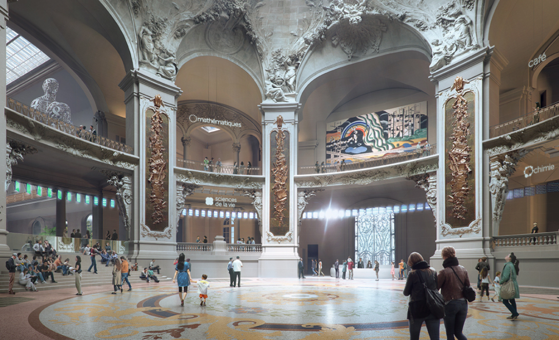 Simulation du Palais d'Antin