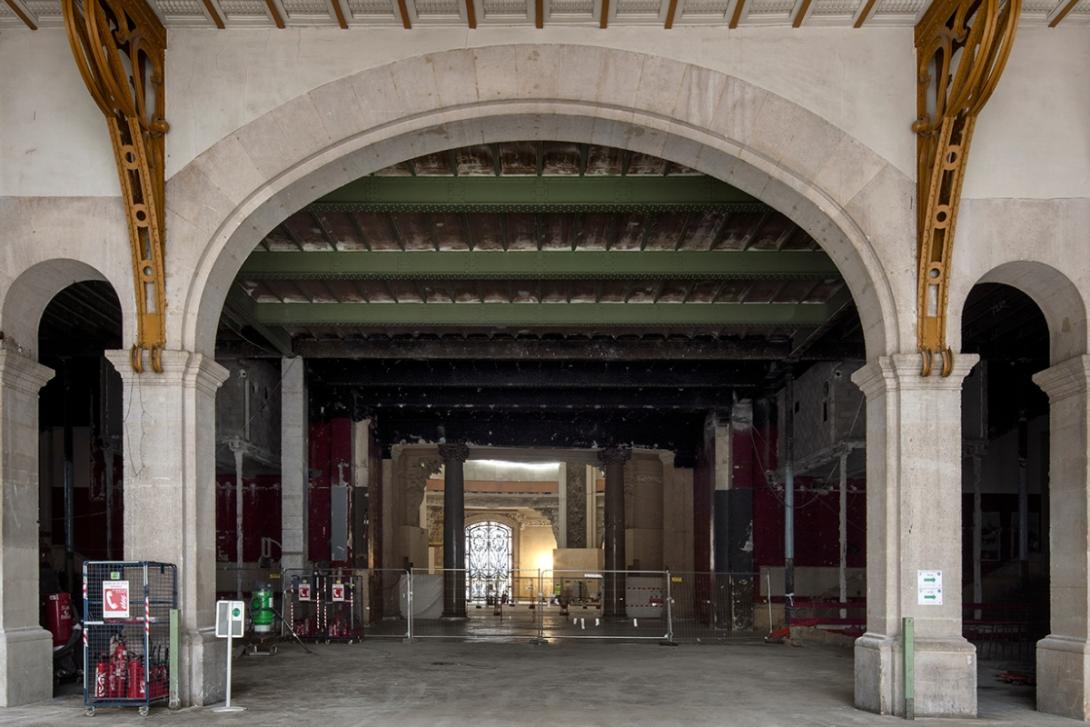 Une entrée du Grand Palais