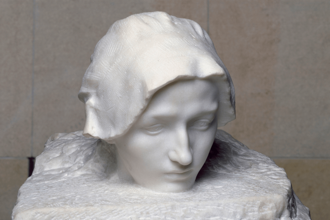 La Pensée (détail) par Auguste Rodin (1840-1917)