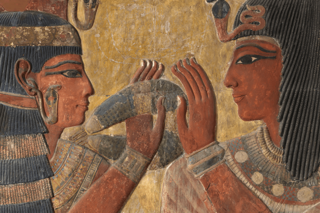 La déesse Hathor accueille Séthi Ier