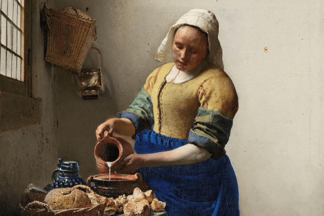 La laitière par Johannes Vermeer (1632-1675) 