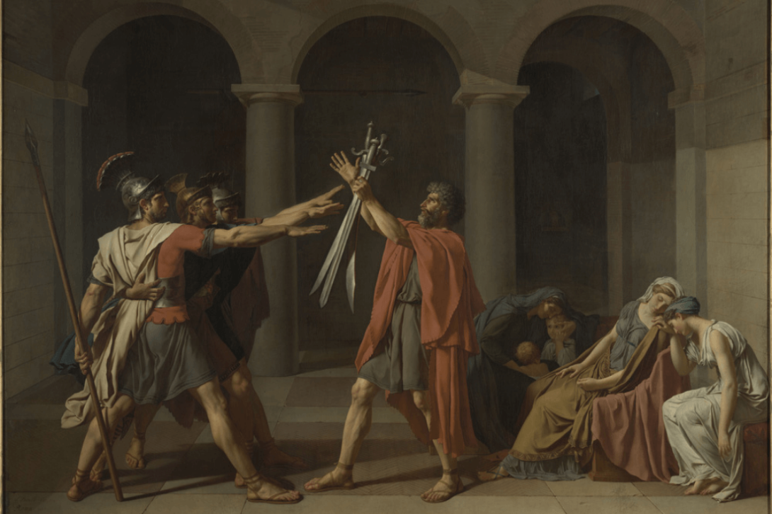Le Serment des Horaces Jacques Louis David (1748-1825)