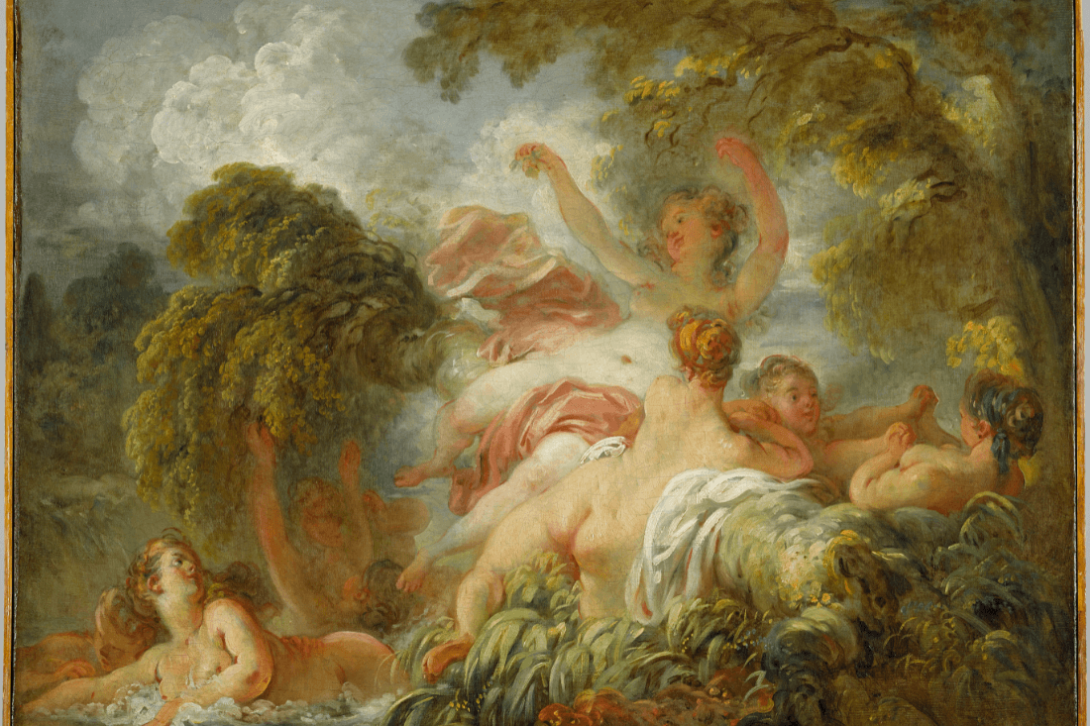 Les Baigneuses par Jean-Honoré Fragonard (1732-1806)