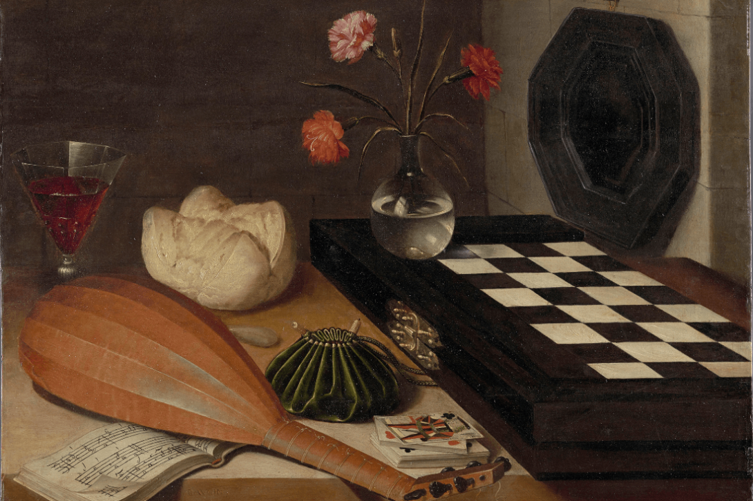 Nature morte à l'échiquier par Lubin Baugin (v.1612-1663)