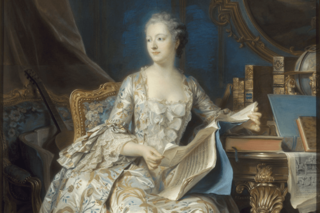 Portrait en pied de la marquise de Pompadour (1721-1764)