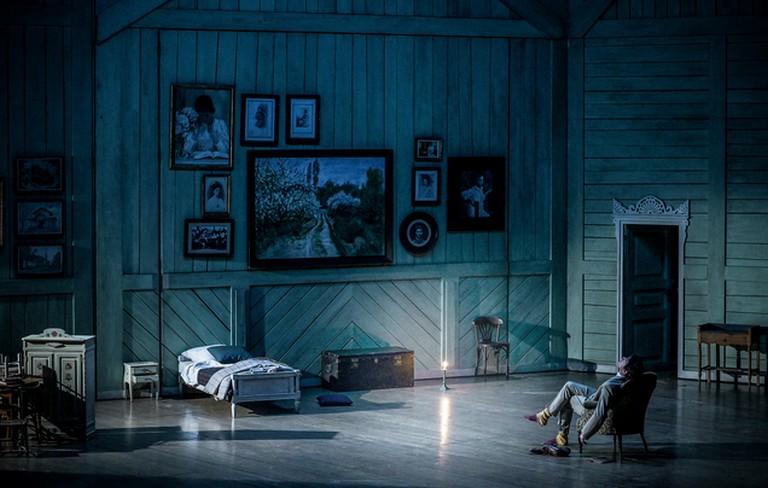 Prise de vue du spectacle La Cerisaie à la Comédie-Française