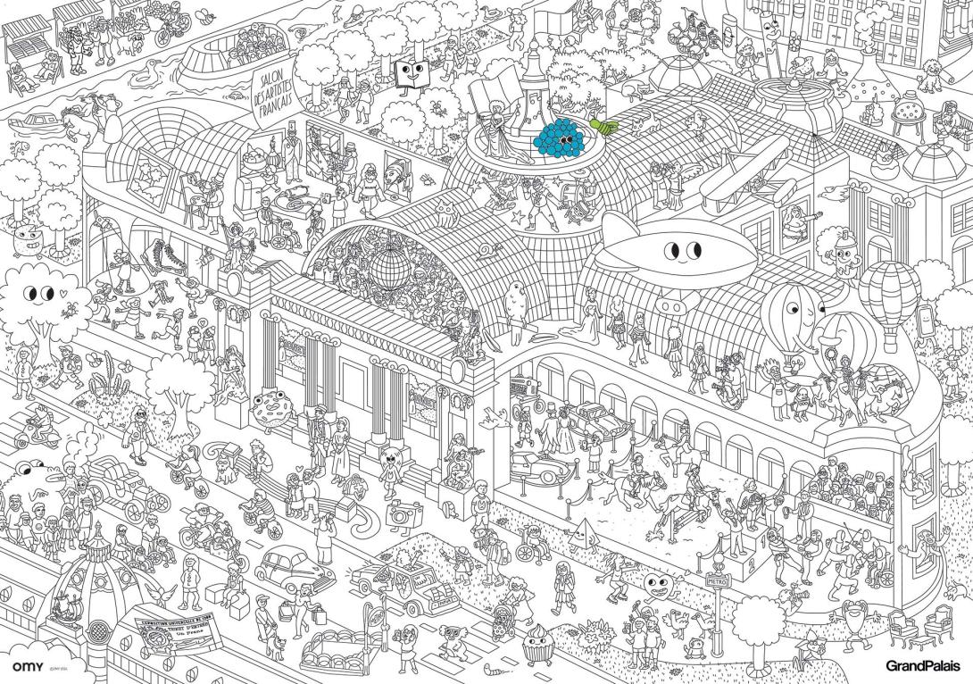 Visuel du poster OMY pour le Grand Palais