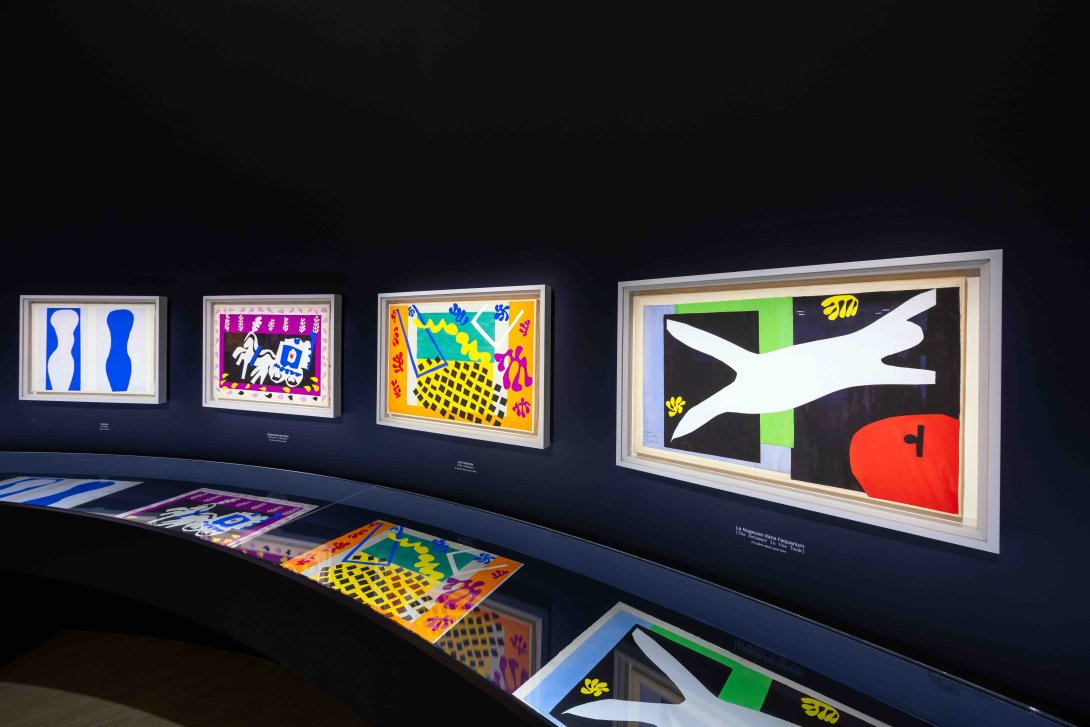 Vue de l'exposition Matisse 1941-1954