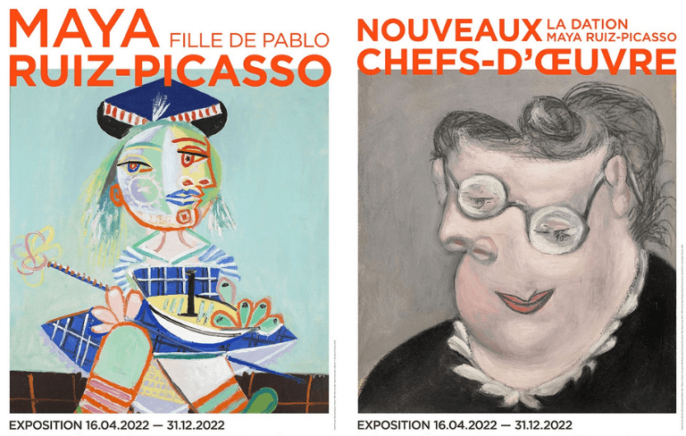 « Maya Ruiz-Picasso, fille de Pablo » et « Nouveaux chefs-d’œuvre. La dation Maya Ruiz-Picasso »