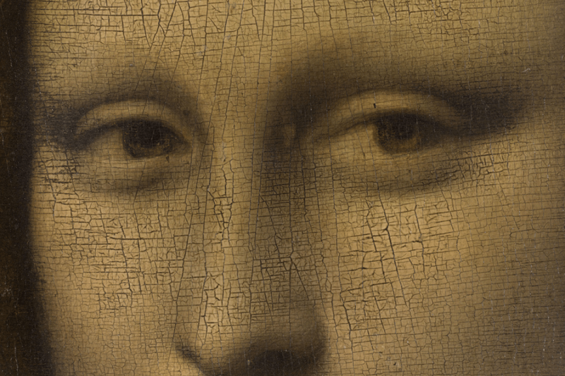 Portrait de Lisa Gherardini, épouse de Francesco del Giocondo, dit La Joconde ou Monna Lisa (détail)