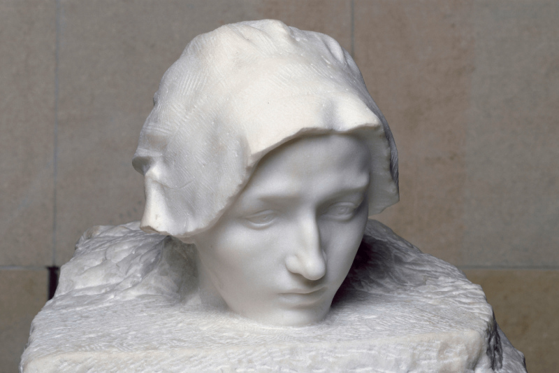 La Pensée (détail) par Auguste Rodin (1840-1917)