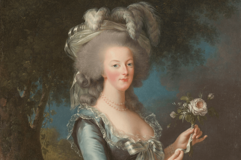 La reine Marie-Antoinette dit à la Rose (1755-1793)