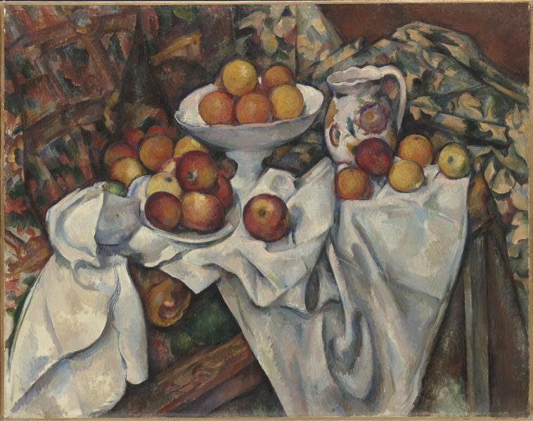 Cézanne Paul, Pommes et oranges, vers 1895 - 1900, H/T, (C) RMN-Grand Palais (musée d'Orsay) / Hervé Lewandowski