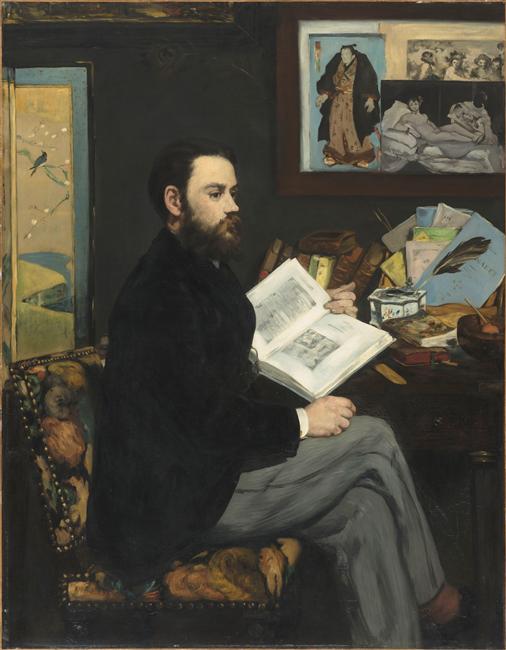 Édouard Manet (1832-1883) Émile Zola, 1868 Huile sur toile. H. 1,46 ; L. 1,14 m Paris, musée d’Orsay ©RMN (Musée d’Orsay) / Hervé Lewandowski