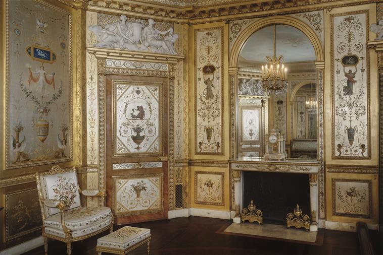 boudoir de la Reine, Château de Fontainebleau, Pierre-Marie Rousseau