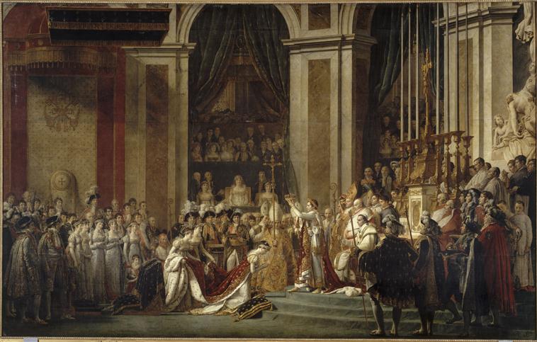 "David, Sacre de l'empereur Napoléon et couronnement de l'impératrice Joséphine à Notre-Dame"