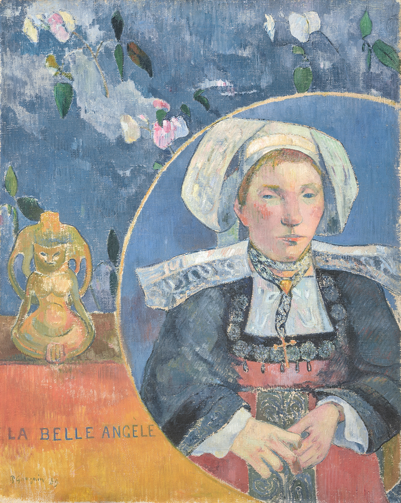 Paul Gauguin (1848-1903) "La belle Angèle", Mme Satre (1868-1932) hôtelière à Pont Aven, 1889. Huile sur toile; 92 x 73 cm. Photo © RMN-Grand Palais (musée d'Orsay) / Hervé Lewandowski