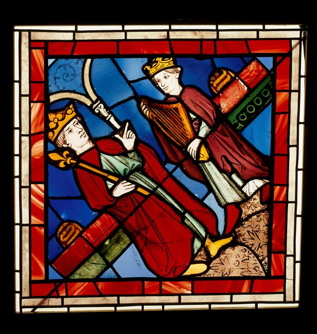 vitrail de la Sainte-Chapelle, 4e quart du XVe siècle Paris, musée national du Moyen Âge - Thermes de Cluny ©RMN / Franck Raux 