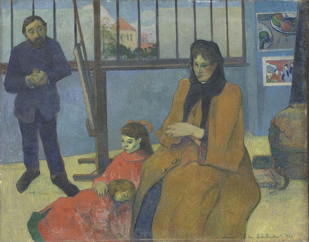 Paul Gauguin (1848-1903) L'atelier de Schuffenecker (la famille Schuffenecker) Huile sur toile; H. 72.7; L. 92 cm Paris, musée d’Orsay Rmn-Grand Palais (musée d'Orsay) / Hervé Lewandowski