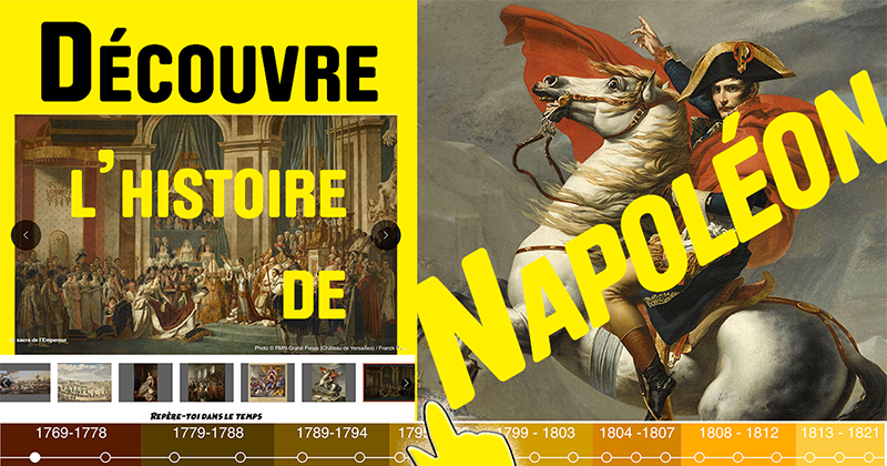 bouton d'accès à l'Histoire de Napoléon