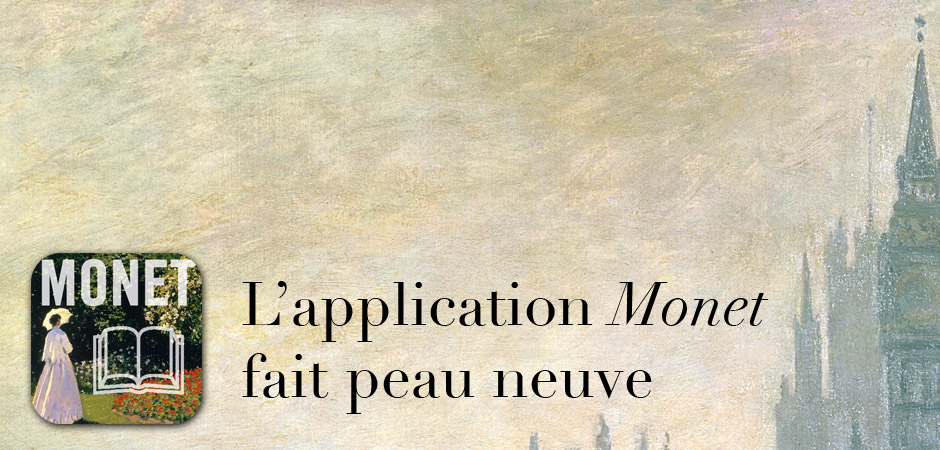 L'application Monet fait peau neuve - e-album Monet pour iPad